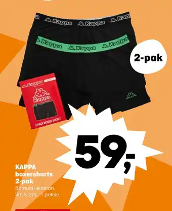Kappa boxershorts 2-pak