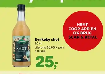 SuperBrugsen Rynkeby shot tilbud