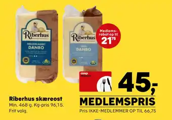 SuperBrugsen Riberhus skæreost tilbud