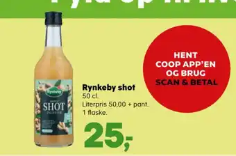 SuperBrugsen Rynkeby shot tilbud