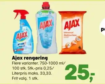 SuperBrugsen Ajax rengøring tilbud