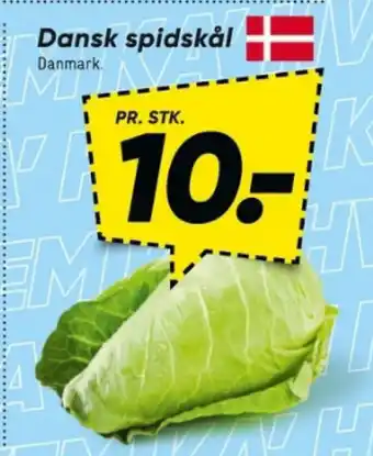 Bilka Dansk spidskål tilbud