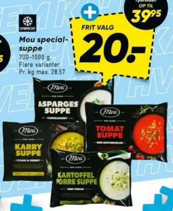 Bilka Mou special- suppe tilbud