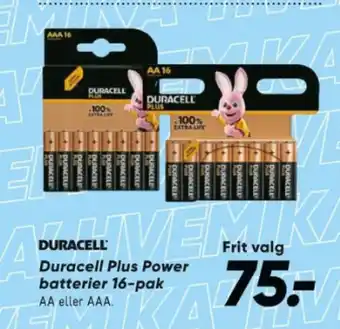 Duracell Plus Power batterier 16-pak