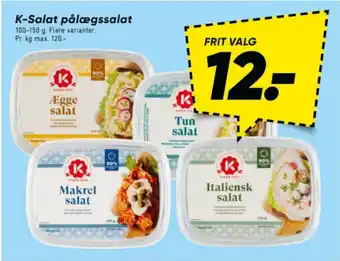 Bilka K-Salat pålægssalat tilbud