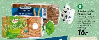 Schulstad eller Pågen brød