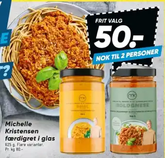 Bilka Michelle Kristensen færdigret i glas tilbud