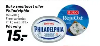 Bilka Buko smelteost eller Philadelphia tilbud