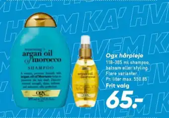 Bilka Ogx hårpleje tilbud