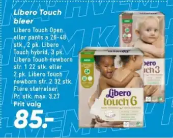 Bilka Libero Touch bleer tilbud
