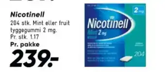 Bilka Nicotinell tilbud