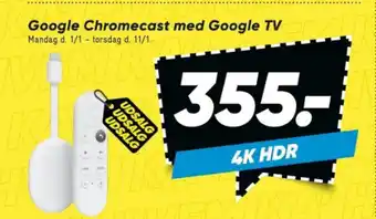 Bilka Google Chromecast med Google TV tilbud