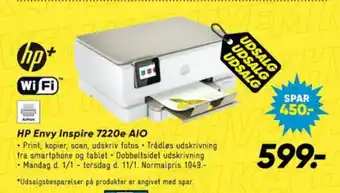 Bilka HP Envy Inspire 7220e AIO tilbud