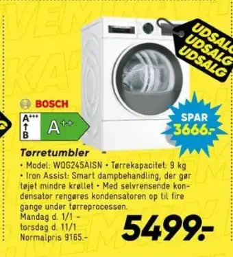 Bilka Tørretumbler tilbud