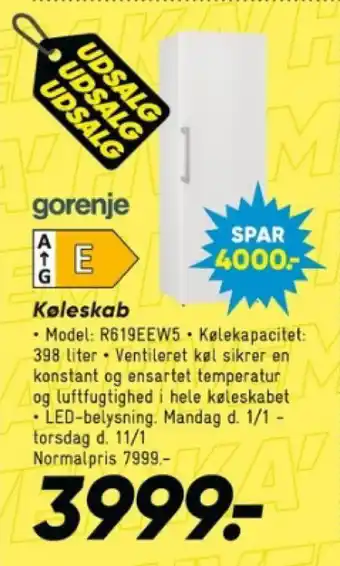 Bilka Køleskab tilbud