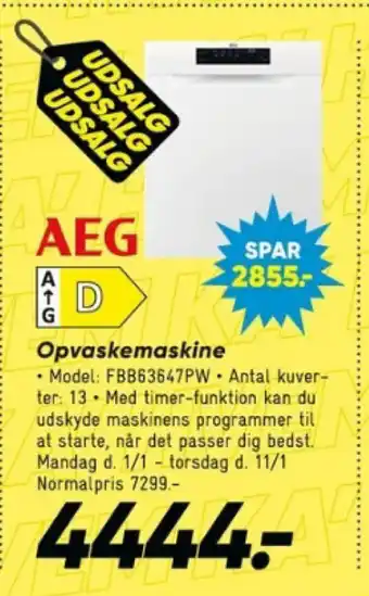 Bilka Opvaskemaskine tilbud