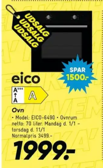 Bilka Ovn tilbud