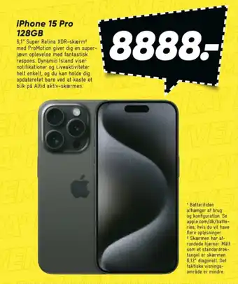 Bilka iPhone 15 128GB tilbud