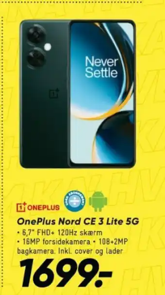 Bilka OnePlus Nord CE 3 Lite 5G tilbud