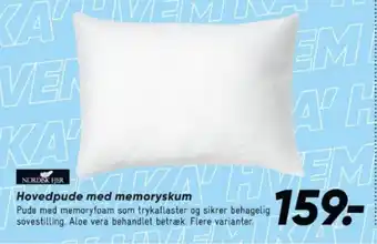 Bilka Hovedpude med memoryskum tilbud