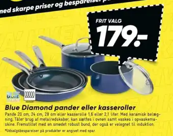 Bilka Blue Diamond pander eller kasseroller tilbud