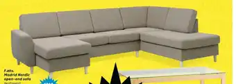 Bilka F.eks. Madrid Nordic open-end sofa tilbud