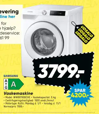 Bilka Vaskemaskine tilbud