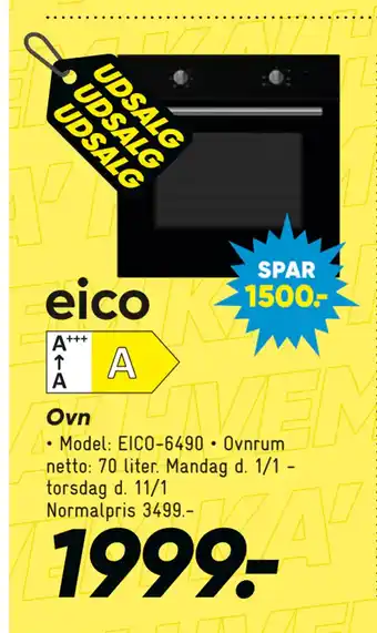 Bilka Ovn tilbud