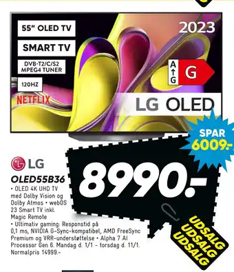 Bilka Lg oled55b36 tilbud