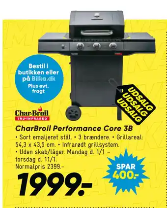 Bilka Charbroil performance core 3b tilbud