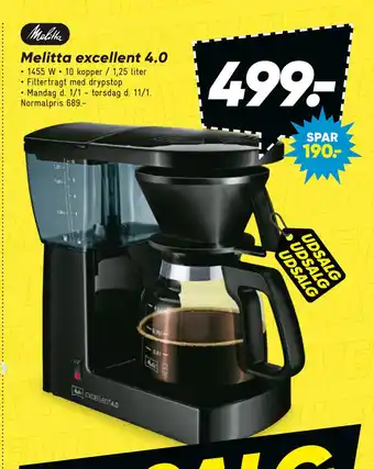 Bilka Melitta excellent 4.0 tilbud