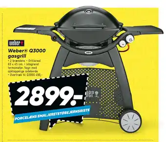 Bilka Weber q3000 gasgrill tilbud