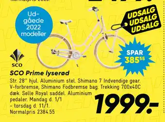 Bilka Sco prime lyserød tilbud