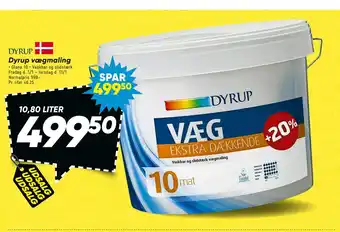 Bilka Dyrup vægmaling tilbud