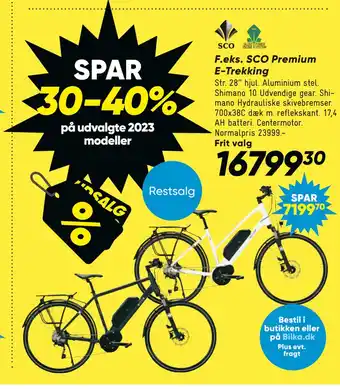 Bilka Sco premium e-trekking tilbud