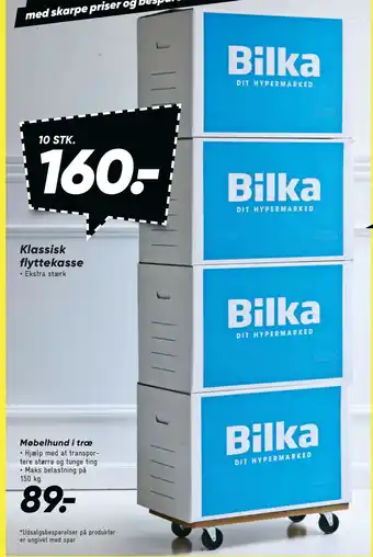 Bilka Klassisk flyttekasse tilbud