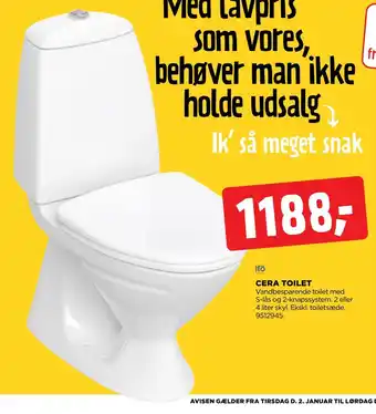 jem & fix Cera toilet tilbud