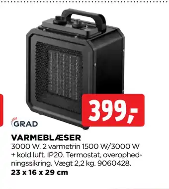jem & fix Varmeblæser tilbud