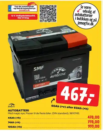 jem & fix Autobatteri tilbud