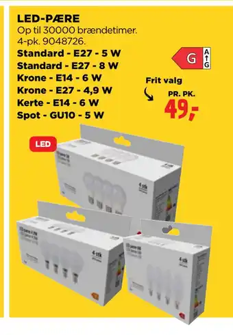 jem & fix Led-pære tilbud
