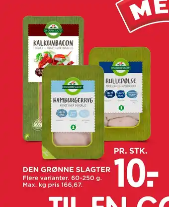 MENY Den grønne slagter tilbud