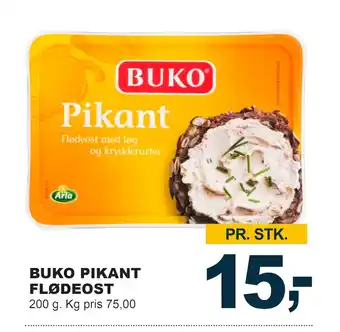 Let-Køb Buko pikant flødeost tilbud