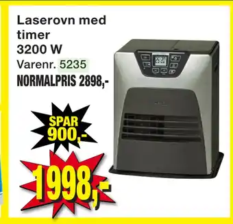 Harald Nyborg Laserovn med timer 3200 w tilbud