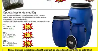 Harald Nyborg Opbevaringstønde med låg tilbud