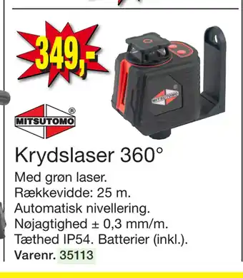 Harald Nyborg Krydslaser 360° tilbud