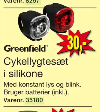 Harald Nyborg Cykellygtesæt i silikone tilbud