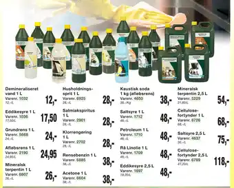 Harald Nyborg Demineraliseret vand 1 l tilbud