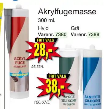 Harald Nyborg Akrylfugemasse tilbud