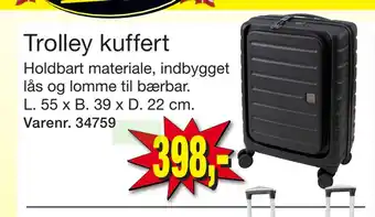 Harald Nyborg Trolley kuffert tilbud