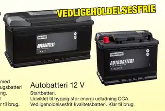 Harald Nyborg Autobatteri 12 v tilbud